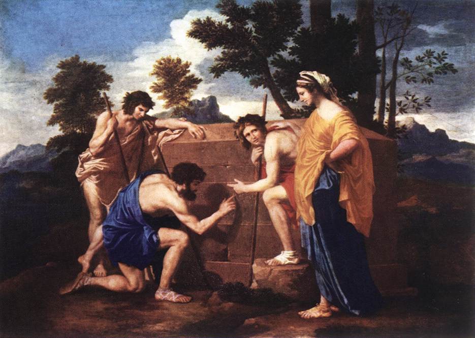 POUSSIN, Nicolas Et in Arcadia Ego af